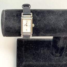 Designer Coach 0820 Leather Adjustable Strap Rectangle Quartz Analog Wristwatch