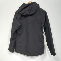 The North Face Black Hooded Coat Women's Size L alternative image