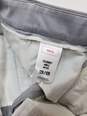 Express Gray Columnist Ankle Mid Rise Stretch Pants Women's Size 12R NWT image number 4