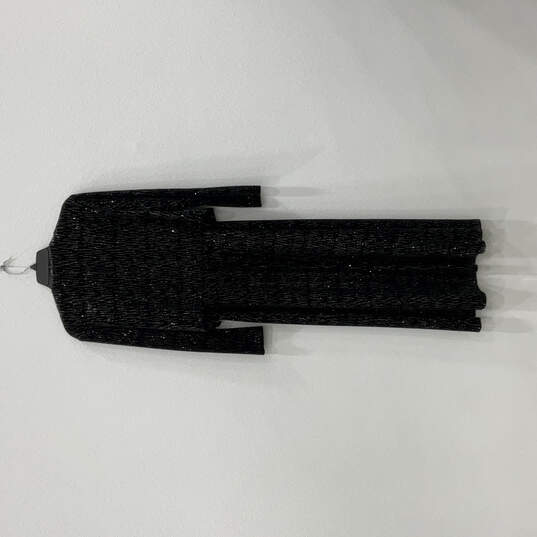NWT Womens Black Round Neck Embellished Maxi Dress With Jacket Size 6 image number 2