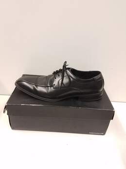 Alfani Men's Seth Black Faux Leather Derby Dress Shoes Size 11