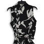 NWT Womens Multicolor Floral V-Neck Sleeveless A-Line Dress Size 6 image number 4
