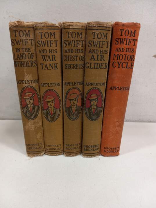 Set of Vintage Tom Swift Hardcover Books image number 1