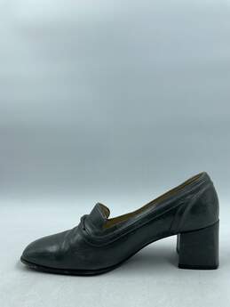 Authentic BALLY Vtg Gray Loafer Pumps W 6 alternative image