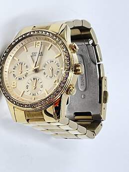Guess Womens Water Pro U14503L1 Gold-Tone Wristwatch 118.4g J-0543800-A