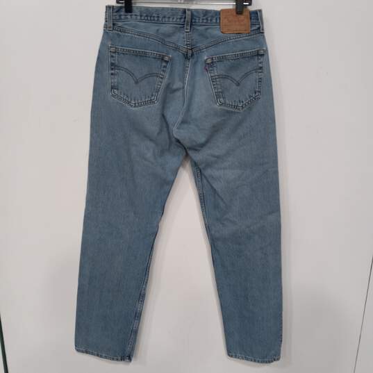 Men's Levi's Blue Denim Jeans Sz 36x34 image number 2