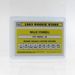 2001 HOF Willie Pops Stargell Topps Archives Reserve Rookie Reprint Pirates alternative image