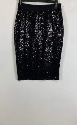 NWT Rampage Womens Black Polyester Sequin Pencil Skirt Size X Small