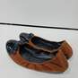 Woman's Brown & Black Suede Paul Green Slip On Flats Size  7 image number 4
