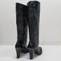 Reiss Black Leather Tall Knee High Boots Women's Size 38 EU/7.5 US image number 4