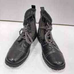 Varese Durang Combat Style Lace-Up Boots Size 8