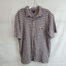Patagonia Organic Cotton Short Sleeve Button Up Shirt Size L