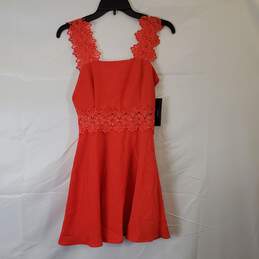 Lulu's Women Red Lace Accent Dress XS NWT