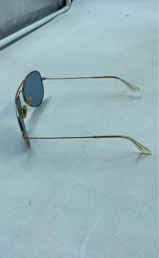 Ray Ban Gold Sunglasses - Size One Size image number 3