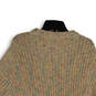 NWT Womens Tan Knitted Round Neck Long Sleeve Pullover Sweater Size Medium image number 4