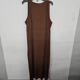 J Jill Wearever Collection Brown Sleeveless Dress alternative image