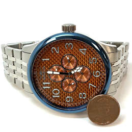 Designer Invicta 18670 Silver-Tone Chronograph Round Dial Analog Wristwatch alternative image