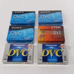 Sony & Panasonic Blank DVC Tapes Assorted 6pc Lot