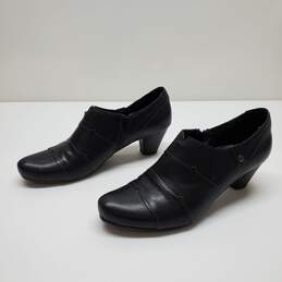 Pikolinos Women's Black Leather Stitching Ankle Boots Size 41, Heel Size 2.5 alternative image