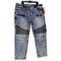 NWT Mens Blue Denim Medium Wash 5-Pocket Design Straight Leg Jeans Sz 44x32 image number 1