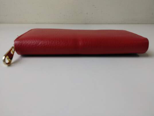 Michael Kors Women's Red Leather Wallet image number 4