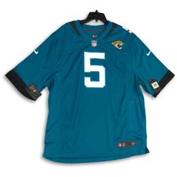 NWT Nike NFL Mens Blue Jacksonville Jaguars Bortles #5 Pullover Jersey Size XXL