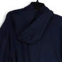 NWT Womens Gray Long Sleeve Raw Hem Pullover Hoodie Size Medium image number 4
