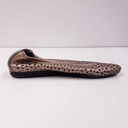 Arche Lilly Perforated Ballet Flats Champagne 9.5