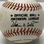 Encased Rawlings Baseball Signed by Willie Mays - San Francisco Giants image number 7