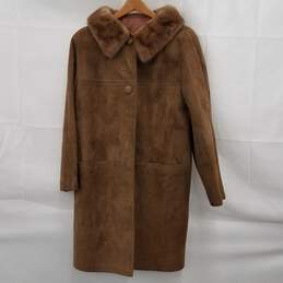 Suede & Mink Fur Coat