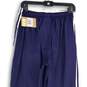 NWT Adidas Womens Blue Pleated Elastic Waist Tapered Leg Track Pants Size XL image number 4