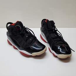 Nike Air Jordan 6 Rings Bred Black Varsity Red White Size 9.5