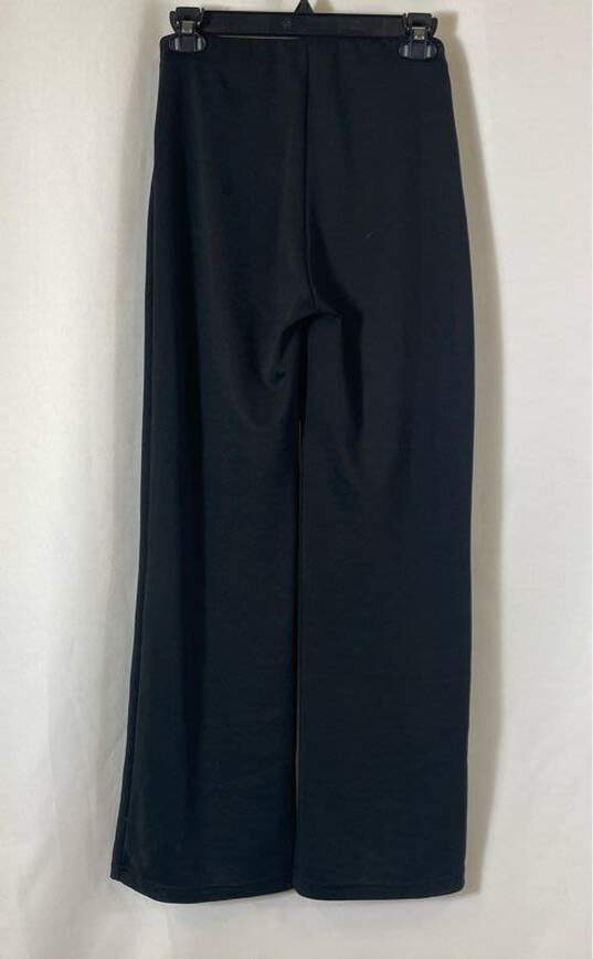 Saks Fifth Avenue Womens Black Tie High Waist Wide Leg Pants Size X-Small image number 2