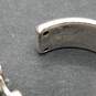 Milor Sterling Silver Omega Back Hoop Earrings 6.7g image number 3