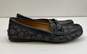 COACH Olive Signature Print Canvas Flats Loafers Shoes Size 8.5 B image number 1