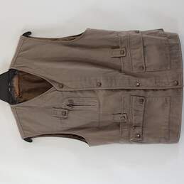 Dolce & Gabbana Men Brown Vintage Tactical Vest 48