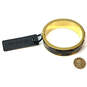NWT Designer J. Crew Gold-Tone Fashionable Hinged Bangle Bracelet image number 4