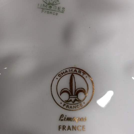 Vintage Limoges Charmart France Leaf Serving Tray Bowl image number 5