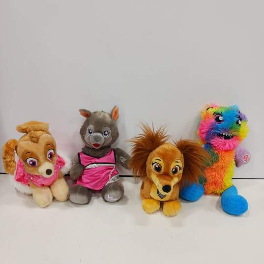 Bundle of 4 Build-A-Bear Stuffed Animals/Plushies image number 1