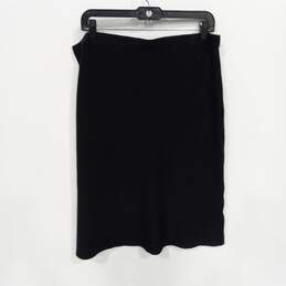 Milano Black Midi Layered Skirt (Size Tag Missing)