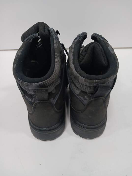 DC Peary Men's Black Hiking Boots Size 9.5 image number 5