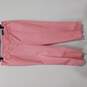 Women's Talbots Pink Stretch Perfect Crop Cotton Twill Pants 10 image number 1