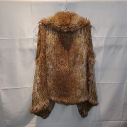 Calypso St Barth Natural Rabbit Fur Vest Size XS alternative image