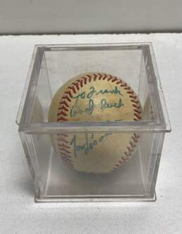 Encased Rawlings Baseball Signed by Tom Lasorda - Former L.A. Dodgers Coach alternative image
