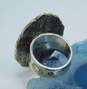 925 Carolyn Pollack Signed Chunky Agate Ring image number 5
