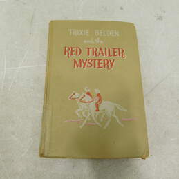 VNTG 1950 Trixie Belden & The Red Trailer Mystery by Julie Campbell Hard Cover