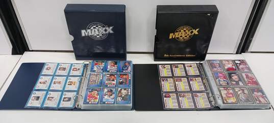MAXX Assorted Race Cards 1988-1992 in Two Binders image number 1
