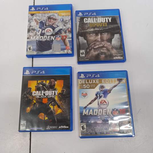 Bundle of 4 Assorted Sony PlayStation 4 Video Games image number 1