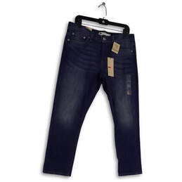 NWT Womens Blue Dark Wash Pockets Cropped Skinny Leg Jeans Size 10/30