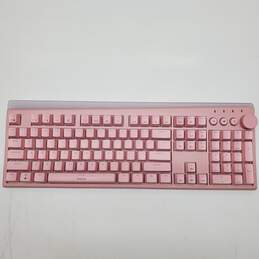 Pink iRocks K71M RGB Illuminated Mechanical Keyboard For Parts/Repair